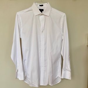 J Crew Ludlow Slim Fit White Dress Shirt